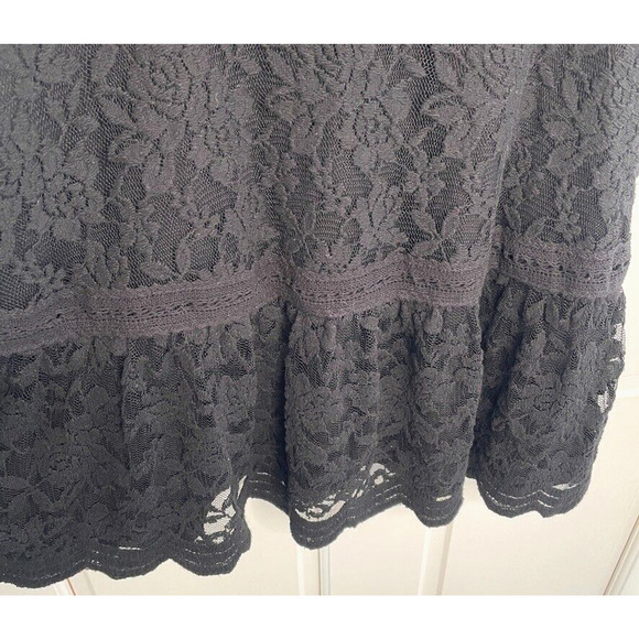 Hollister Women's Lace Crochet Strappy Mini Dress Size Small 90's Y2K Whimsigoth - Picture 6 of 14